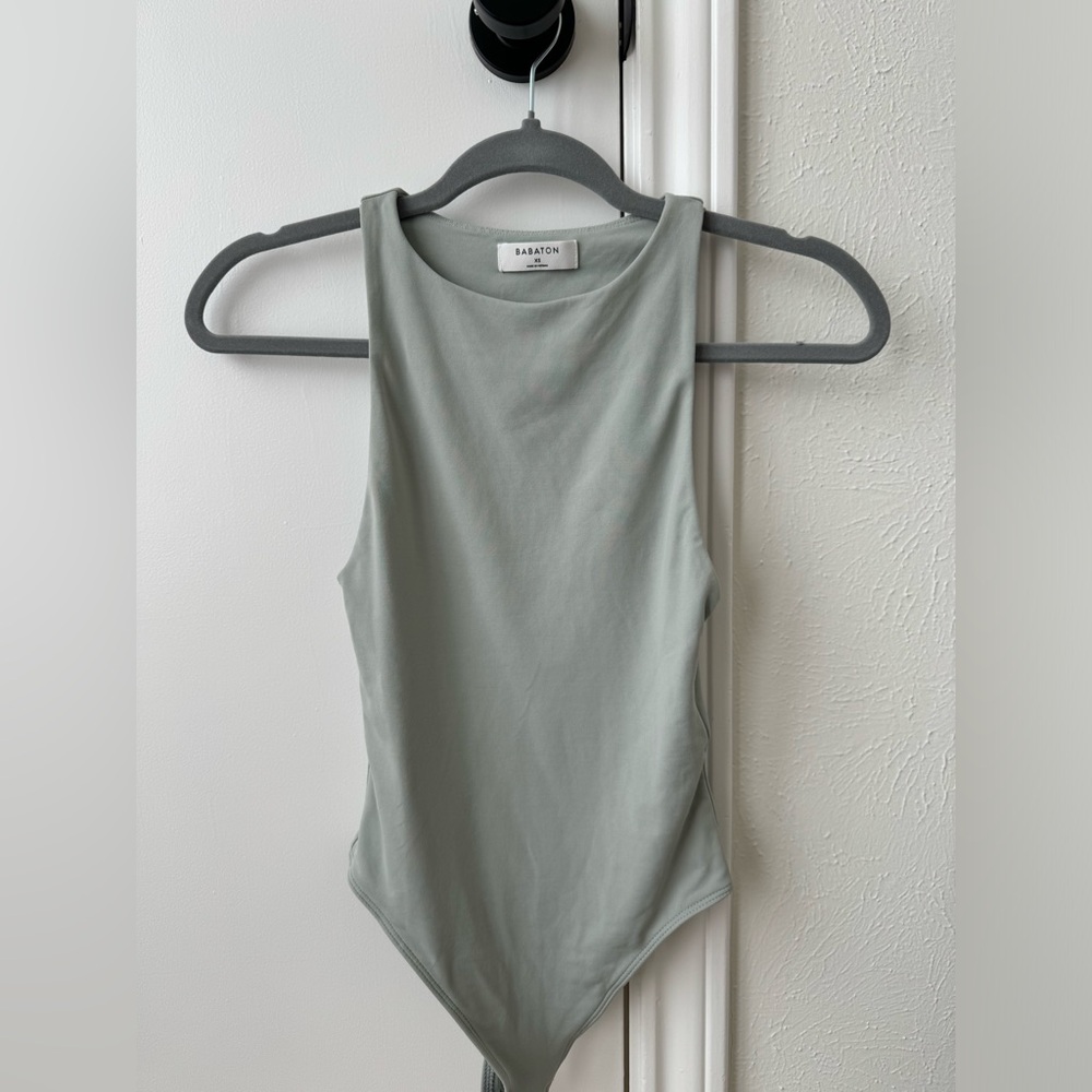 Aritzia Babaton Contour '90s Bodysuit | XS Sage Green
